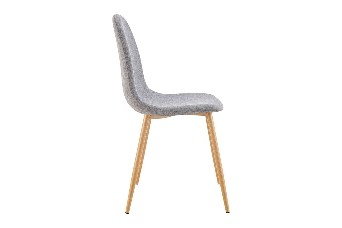 Set of 4 Ovela Lucas Dining Chairs (Grey)