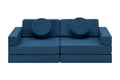 Ovela 14 Piece Modular Double Kids Play Sofa (Ocean Blue)