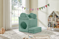 Ovela 14 Piece Modular Double Kids Play Sofa (Sage Green)