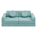 Ovela 14 Piece Modular Double Kids Play Sofa (Sage Green)