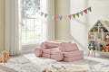 Ovela 14 Piece Modular Double Kids Play Sofa (Pink)