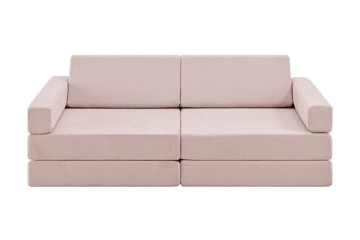 Ovela 14 Piece Modular Double Kids Play Sofa (Pink)