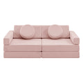 Ovela 14 Piece Modular Double Kids Play Sofa (Pink)