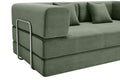 Ovela Mia 3 Seater Corduroy Compressed Sofa Bed (Green)