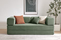 Ovela Mia 3 Seater Corduroy Compressed Sofa Bed (Green)