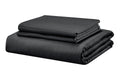 Ovela 100% Natural Bamboo Quilt Cover Set (Charcoal, Queen)