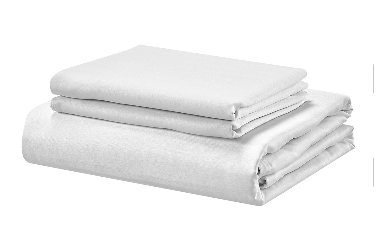 Ovela 100% Natural Bamboo Quilt Cover Set (White, King)