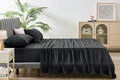 Ovela 100% Natural Bamboo Bed Sheet Set (Charcoal, King)
