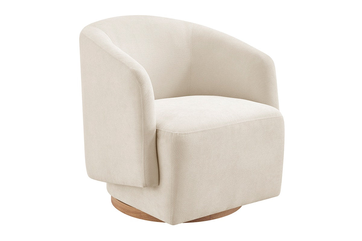 Shangri-La Nova Swivel Armchair (Cream)
