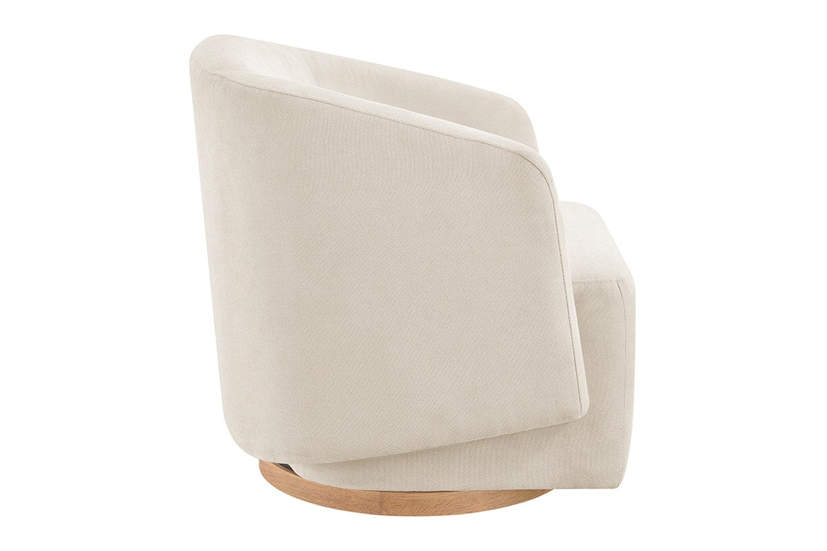Shangri-La Nova Swivel Armchair (Cream)