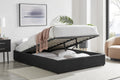 Ovela Parker Gas Lift Bed Frame (Black, Queen)