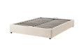 Ovela Parker Gas Lift Bed Frame - Beige, Queen - SuperSaverAU - view 1