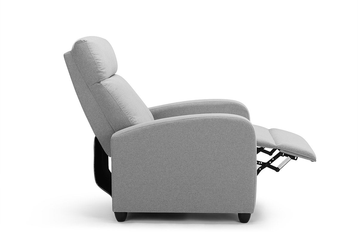 Ovela Fabric Recliner Chair (Grey)