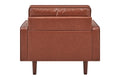 Ovela Stockholm Faux Leather Armchair (Tan, PU Leather)