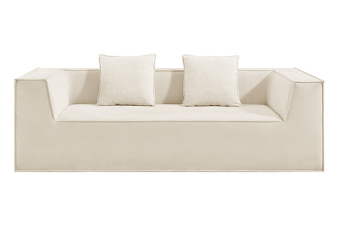 Ovela Softly 2 Seater Compressed Sofa (Cream)