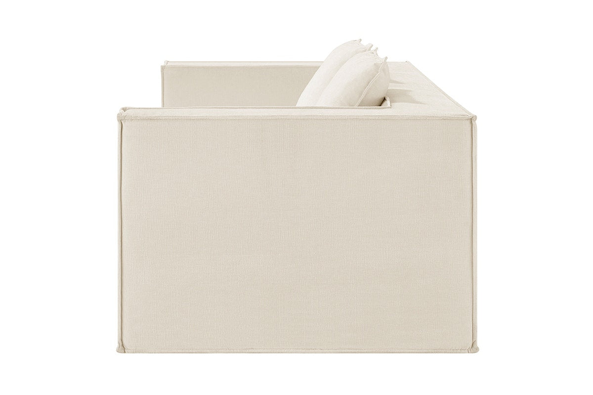Ovela Softly 2 Seater Compressed Sofa (Cream)