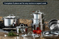 Ovela 9 Piece Stainless Steel Cookware Set