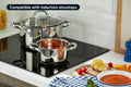 Ovela 9 Piece Stainless Steel Cookware Set