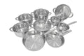 Ovela 9 Piece Stainless Steel Cookware Set