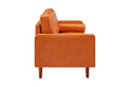 Ovela Stockholm 3 Seater Sofa (Tan, PU Leather)