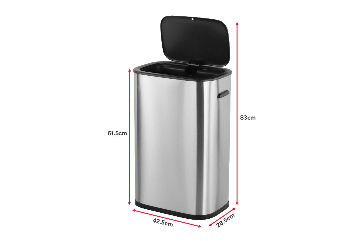 Ovela 55L Sensor Rubbish Bin (Stainless Steel)