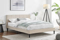Ovela Theodore Bed Frame (Beige, Double)