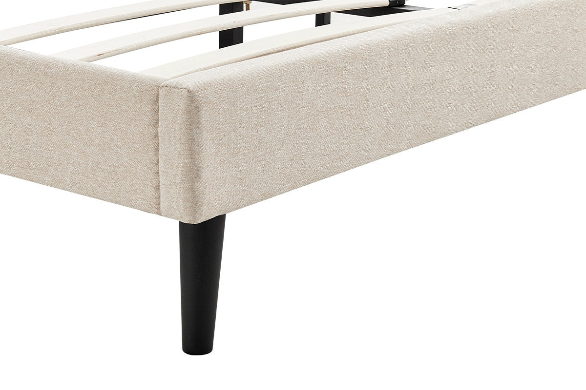 Ovela Theodore Bed Frame (Beige; Queen)