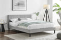 Ovela Theodore Bed Frame (Grey, King)