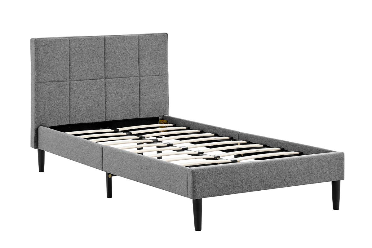 Ovela Theodore Bed Frame  - Charcoal - SuperSaverAU - view 13