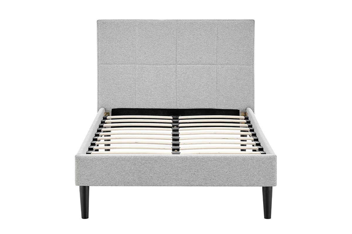 Ovela Theodore Bed Frame (Grey) - SuperSaverAU - view 12