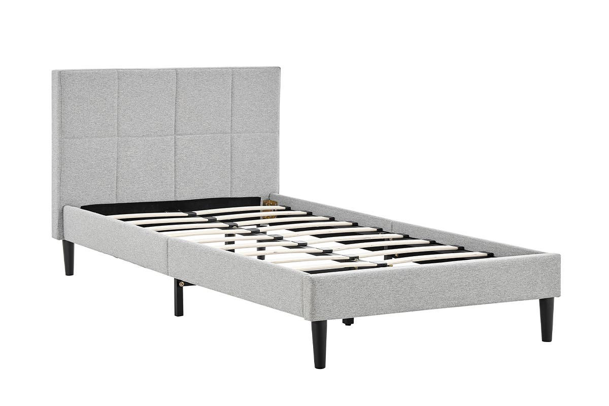 Ovela Theodore Bed Frame (Grey) - SuperSaverAU - view 13