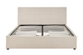 Ovela Theodore Storage Bed Frame with Drawers (Double Beige)
