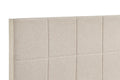 Ovela Theodore Storage Bed Frame with Drawers (Double Beige)