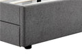 Ovela Theodore Storage Bed Frame with Drawers - Double Charcoal - SuperSaverAU - view 5