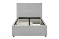Ovela Theodore Storage Bed Frame with Drawers (Single Grey)