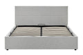Ovela Theodore Gas Lift Bed Frame (Queen Grey)