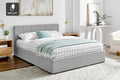 Ovela Theodore Gas Lift Bed Frame (Queen Grey)