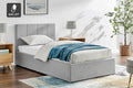 Ovela Theodore Gas Lift Bed Frame (Single Grey)