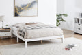 Ovela William Wood Bed Frame (White, Queen)