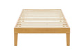 Ovela William Wood Bed Frame (Warm Natural; Single)