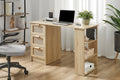 Ovela Zara Rattan 3 Drawer Desk