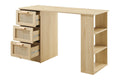 Ovela Zara Rattan 3 Drawer Desk