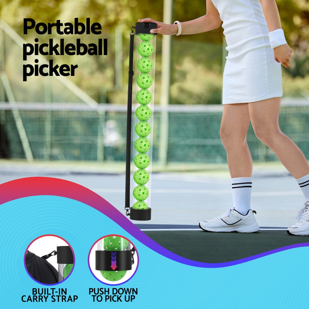 Everfit 12PC Pickleball Collector Set Multi-Ball Retriever Portable Storage Adjustable Strap - SuperSaverAU - view 4