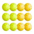 Everfit 12PC Pickleballs Set 40-Hole Design Indoor Outdoor Durable PE Balls Green/Yellow - SuperSaverAU - view 3