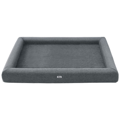 i.Pet Pet Bed Extra Large 115cm Grey Soft Plush Fleece Washable Non-Slip