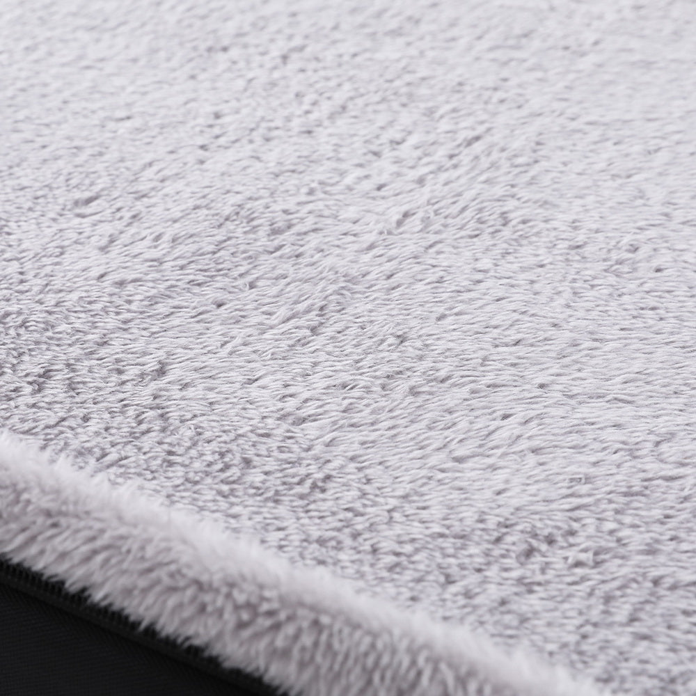 i.Pet Pet Bed Large 105cm Foam Cushion Washable Cover Grey for Cats & Dogs