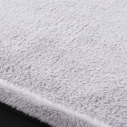 i.Pet Pet Bed Large 105cm Foam Cushion Washable Cover Grey for Cats & Dogs