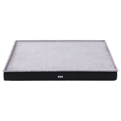 i.Pet Extra Large Pet Bed - Soft Foam Cushion, Washable Cover, Grey