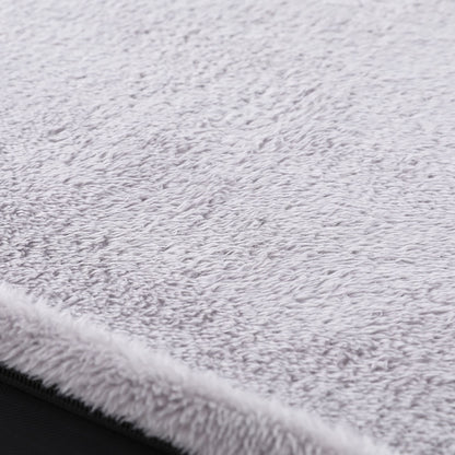 i.Pet Extra Large Pet Bed - Soft Foam Cushion, Washable Cover, Grey