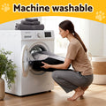 i.Pet XL Washable Pet Bed with PP Cotton Cushion - Grey & Black
